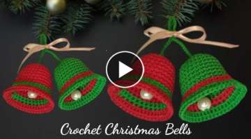 How to Crochet Christmas Bells