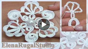 Crochet 3D Flower PATTERN/ Different Petals/ HOW TO CROCHET
