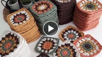 Motif yapımı /kolay motif yapımı/knitting motif/motivo de tejer/granny square blanket