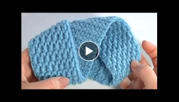 Crochet Headband/Quick and EASY 1 Round and 2 Projects/Crochet Stitch Pattern/ 