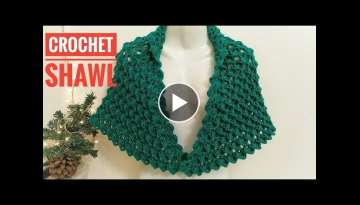 How to Crochet a Shawl Cape The Crochet Shop Written pattern link Available below)