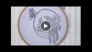 Attractive hand embroidery design for (cushion,dress,etc) l Beautiful embroidery by Embroidery Qu...