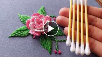 Most 3D Beautiful Rose flower with new trick 