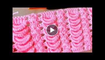 Super Easy Knitting krochet baby blanket yelek battaniye canta modeli
