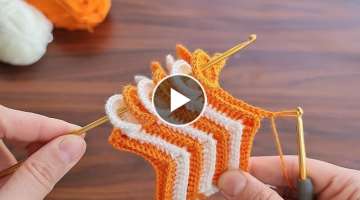 Wow!! Super idea how to make eye catching crochet ✔ Everyone who saw it loved it.