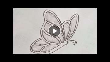 Butterfly embroidery design , beautiful butterfly hand embroidery tutorial using basic stitches
