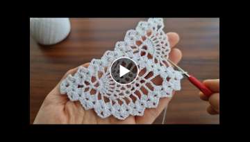 How to make crochet lace border ? 