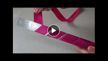 2 Easy Hand Embroidery flower design trick | 2 Amazing Hand Embroidery Ribbon flower design idea