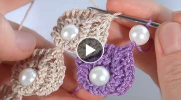 SUPER BEAUTY in a few minutes/100% everyone can do it/Author's CROCHET with BEADS