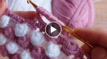 Tığ işi çok kolay örgü deniz kabuğu modeli crochet easy knitting model