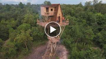 How To Build 15m Tree House And Swimming Pools Part I