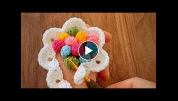 AMAZING Wow SUPER ESAY how to make lollipop baby bandana bebek bandana yapımı