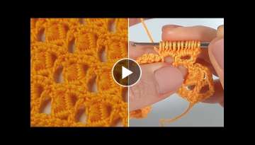 Quick, Easy And Beautiful Thing To Crochet/ Crochet Stitch Pattern