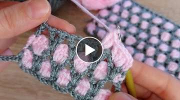  how to crochet knitting easy model