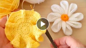 Super Easy Knitting crochet flower