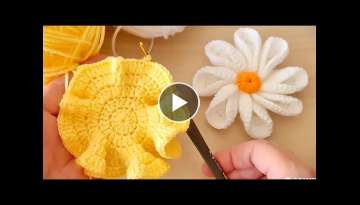 Super Easy Knitting crochet flower