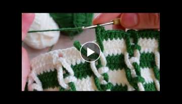  zincirli örgü yelek battaniye çanta modeli how to crochet knitting model