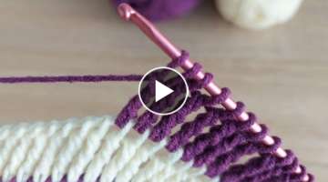 very easy very beautiful crochet pattern 