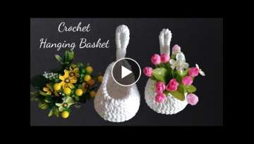 How to crochet an easy hanging basket