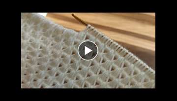 Super Very Easy Tunisian Knitting Model 