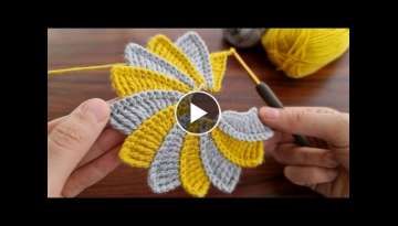 Super beautiful Motif Crochet Knitting Model 