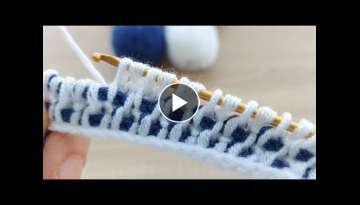 Super Easy Tunisian Knitting Model 