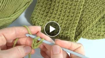 SUPER EASY for Beginners/Simple Stitch made in Unusual Way/Double-Sided Headband