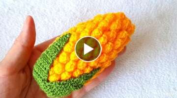 muhteşem bir mısır anahtarlık dolap süsü yapılışı crochet