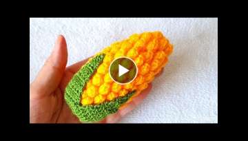 muhteşem bir mısır anahtarlık dolap süsü yapılışı crochet