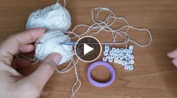 Easy Crochet Scrunchie - Hair Trend! ECO CROCHET