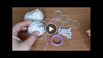 Easy Crochet Scrunchie - Hair Trend! ECO CROCHET