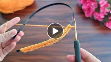 Wow!! How to make a crochet eye-catching crown? Tığ işi göz alıcı taç nasıl yapılır?