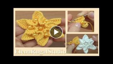 Crochet Flower Designs/ CROCHET FLOWER PATTERN FREE
