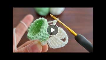 INCREDIBLE MUY HERMOSO Very beautiful crochet lily flower making.