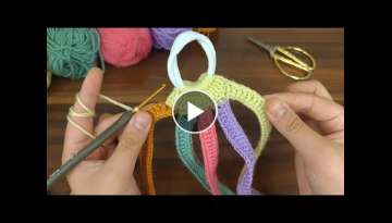 Wow! AMAZING! SELL AS MANY as you can weave! I MAKE up to 25 pieces in a day,#Crochethairband mak...