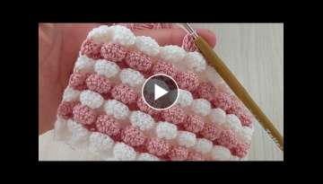 Amazing Easy 3D crochet knitting - 