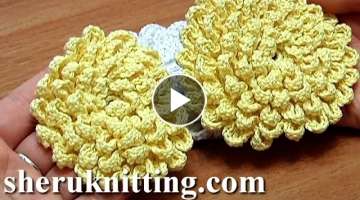 Crochet Fluffy Flower