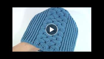 SUPER STYLISH BEANIE HAT 2022/One Model is 2 Variants /Very Beautiful Cable Stitch Pattern