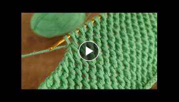Super Very Easy Tunisian Crochet Knitting