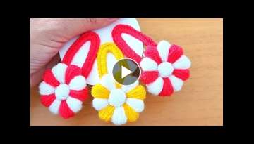 Incredible Crochet knitting snap buckle making tıg işi örgü toka yapımı