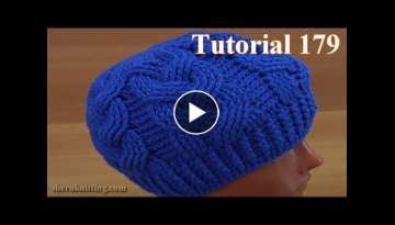 How to Crochet Cable Stitch Hat