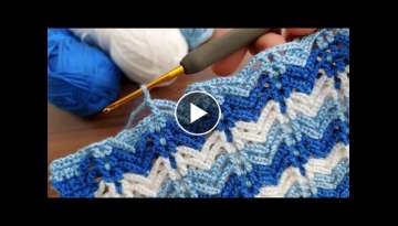 super easy crochet two way pattern