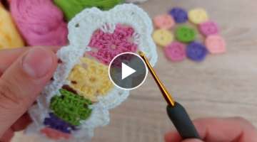 how to crochet model rengarenk tığ işi örgü modeli
