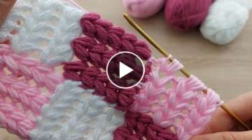 Super Easy Tunisian Croched Knitting 