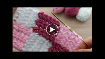 Super Easy Tunisian Croched Knitting 