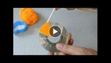 It's So Beautiful.Amazing Hand Embroidery flower design trick.3d New Hand Embroidery flower idea
