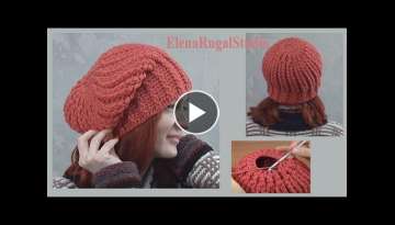 How to Crochet Easy Hat/ CROCHET BEANIE HAT