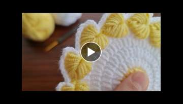 Super Beautiful Motif Crochet Knitting Model 