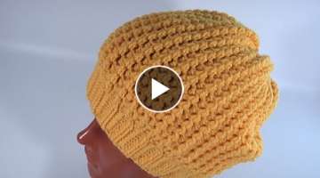 TREND 2022/ Author's Super Crochet Stitch Pattern/BEANIE HAT For Everyone