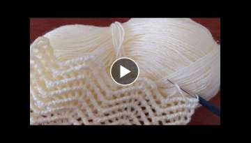 AMAZING ❗ Beautiful zigzag knitting you will see for the first time 